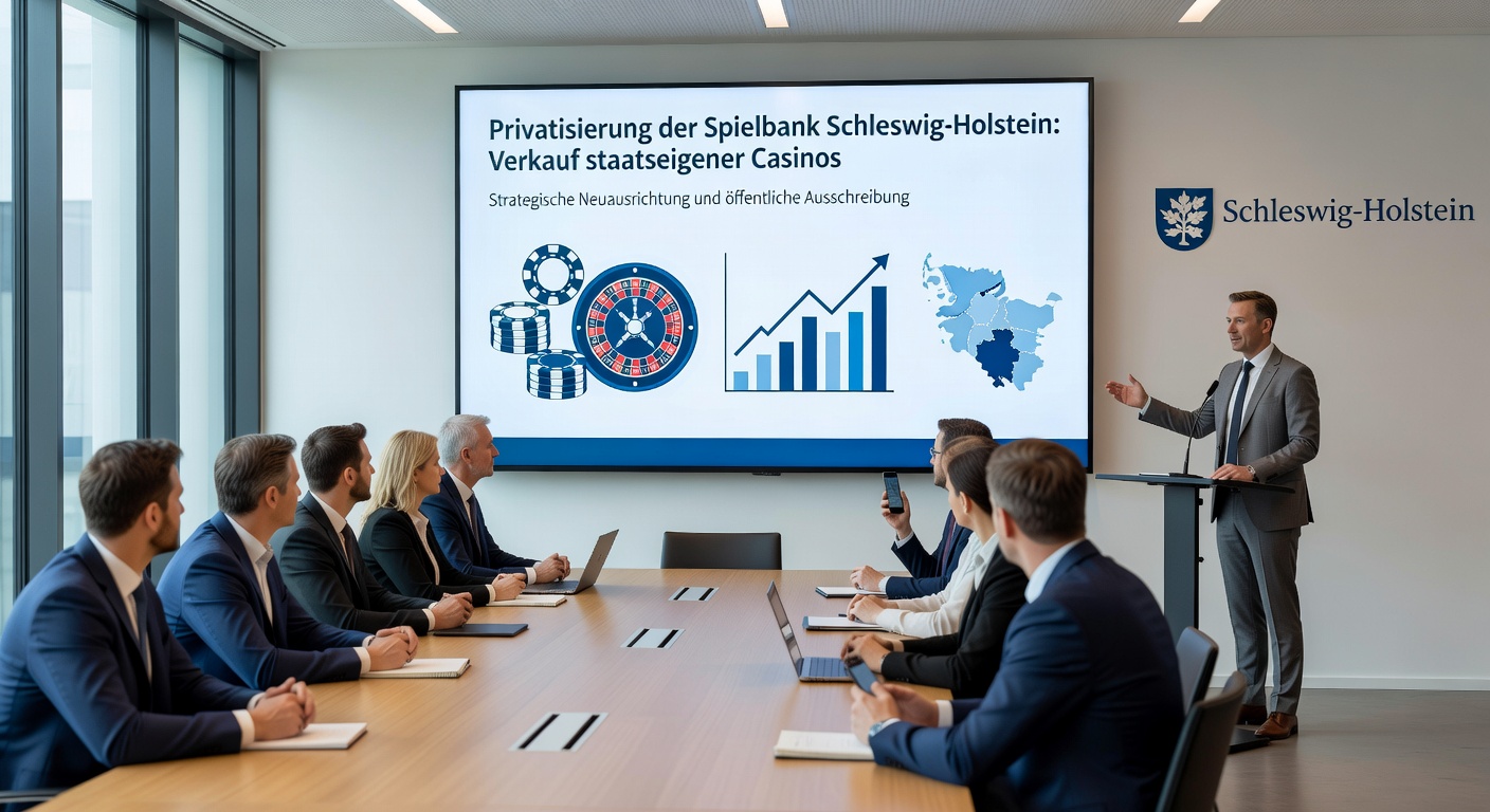 Innenansicht einer Spielbank in Lübeck mit Spielern an Tischen und glänzenden Kronleuchtern