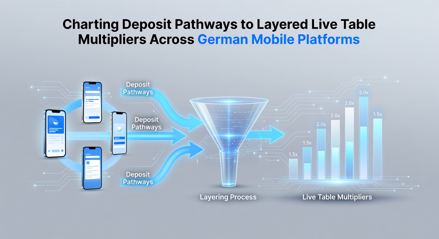 Übersicht über Einzahlungswege und Multiplikatoren in deutschen mobilen Live-Casinos